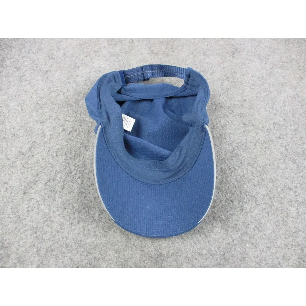 Lululemon Hat Cap Strap Back Womens Medium Blue Buckle Reflective Running